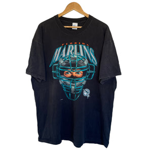 Florida Marlins Catcher Helmet T-Shirt (XL)